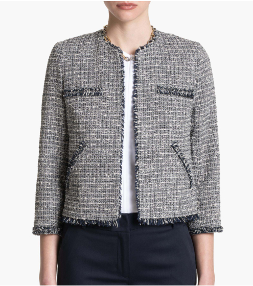 Ζακέτα Μπουκλέ με Ξέφτια