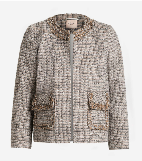 Zακέτα Μπουκλέ Με Τσέπες