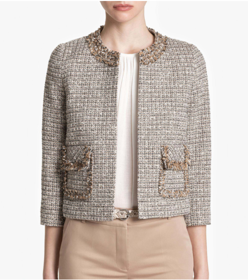 Zακέτα Μπουκλέ Με Τσέπες