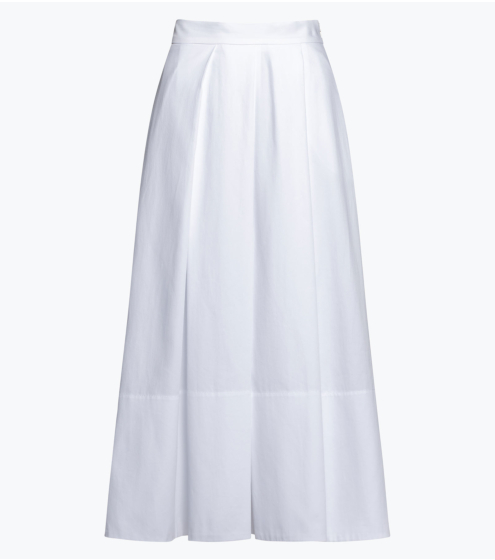 Φούστα με Πιέτες σε Σατέν Ποπλίνα