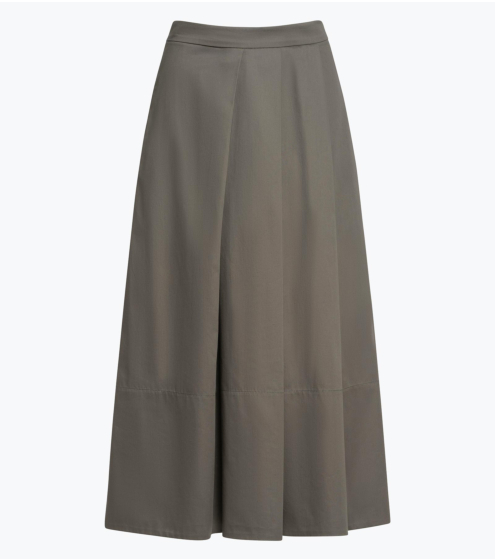 Φούστα με Πιέτες σε Σατέν Ποπλίνα