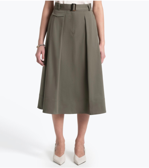 Φούστα με Πιέτες σε Γκαμπαρντίνα