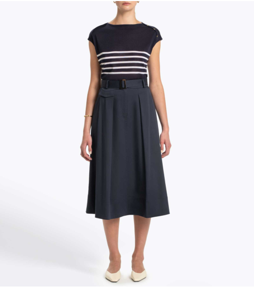 Φούστα με Πιέτες σε Γκαμπαρντίνα