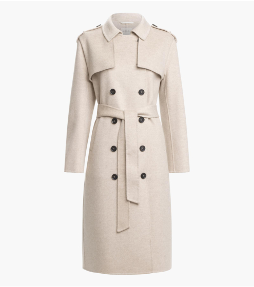 Παλτό Καμπαρντίνα σε 100% Μαλλί