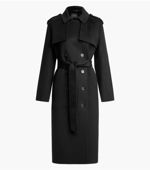 Παλτό Καμπαρντίνα σε 100% Μαλλί