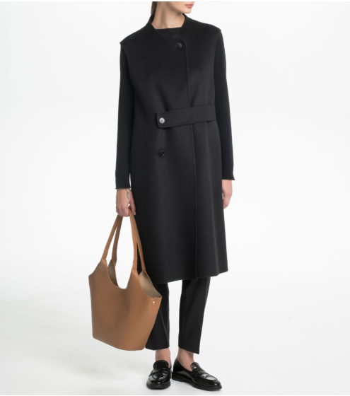 Πανωφόρι Sleeveless με Μαλλί και Κασμίρι