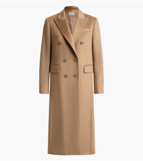 Παλτό Σταυρωτό σε 100% Μαλλί