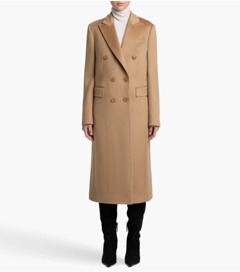 Παλτό Σταυρωτό σε 100% Μαλλί