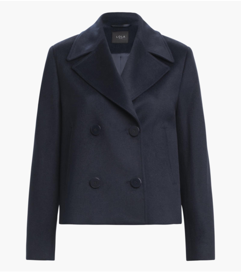 Πανωφόρι Cropped σε Wool Blend