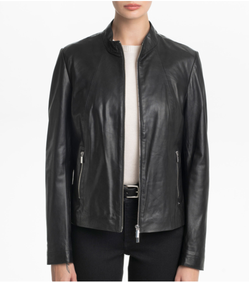 Biker Μπουφάν σε Δέρμα Nappa