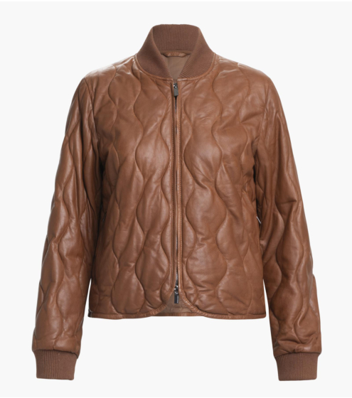 Μπουφάν Καπιτονέ σε Δέρμα Nappa