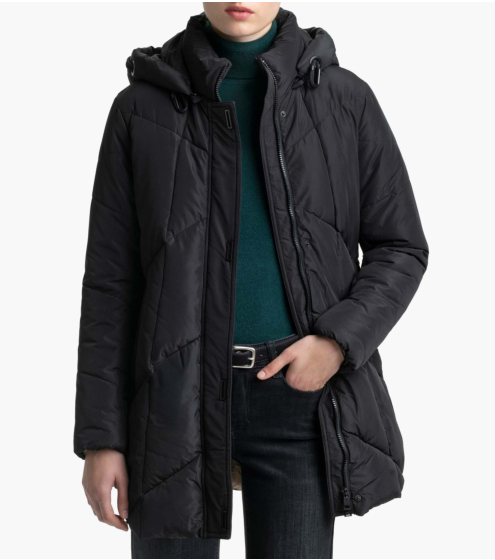 Μπουφάν Καπιτονέ με Πλαινή Πατιλέτα