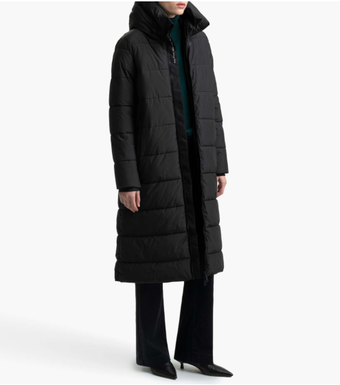 Μακρύ Μπουφάν Puffer με Κουκούλα