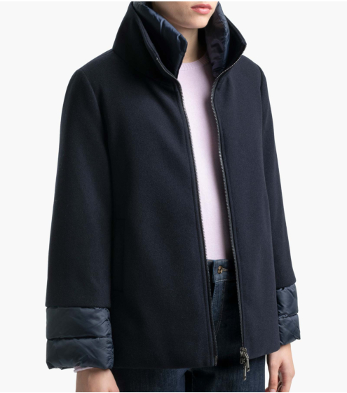 Κοντό Μπουφάν με Puffer Λεπτομέρειες