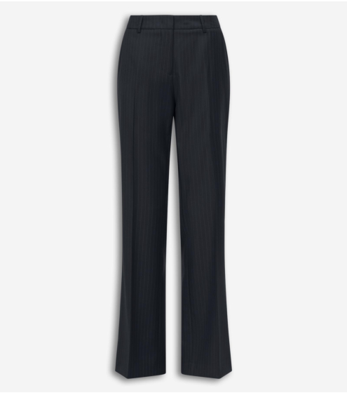 Παντελόνι Wide Leg σε Ριγέ Wool Blend