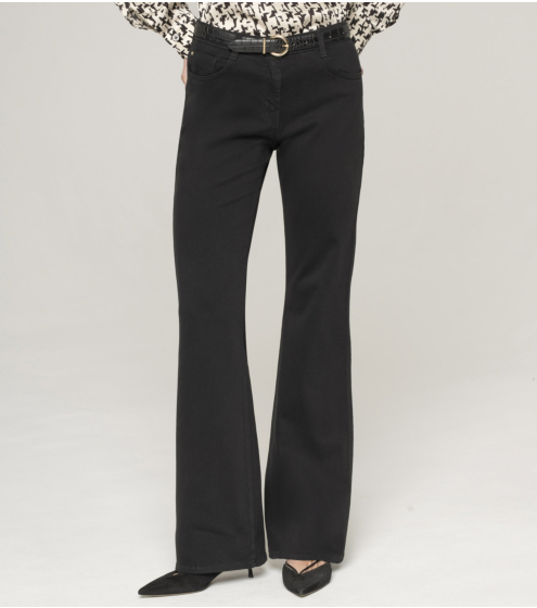 Παντελόνι Flared σε Γκαμπαρντίνα