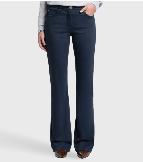 Παντελόνι Flared σε Γκαμπαρντίνα