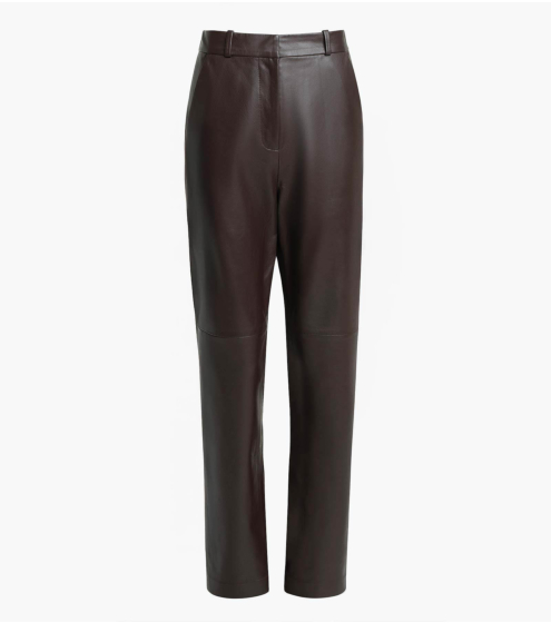 Παντελόνι Straight Leg σε Δέρμα Nappa