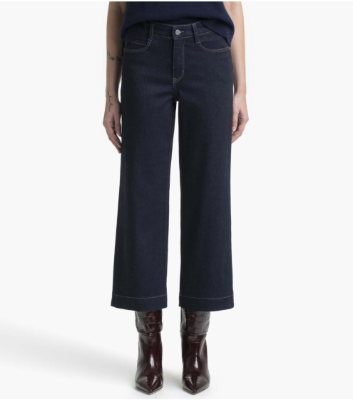 Wide Leg Cropped Jeans