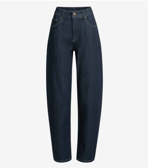 Loose Fit Barrel Leg Jeans