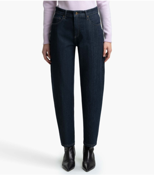 Loose Fit Barrel Leg Jeans