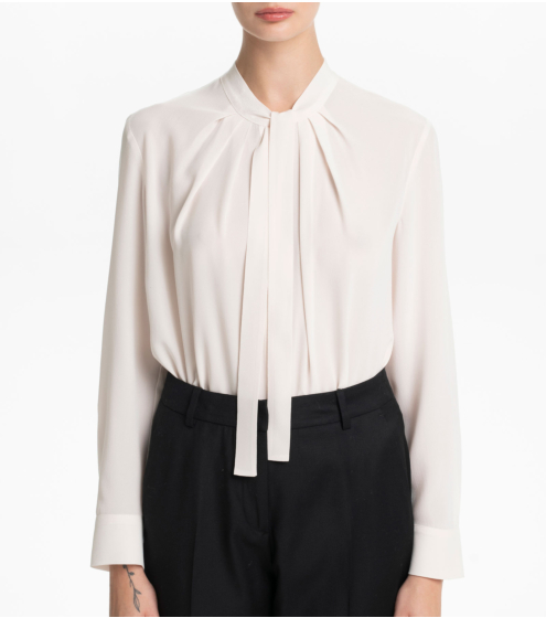 Πουκάμισο με γραβάτα σε Ολομέταξο Κρεπ