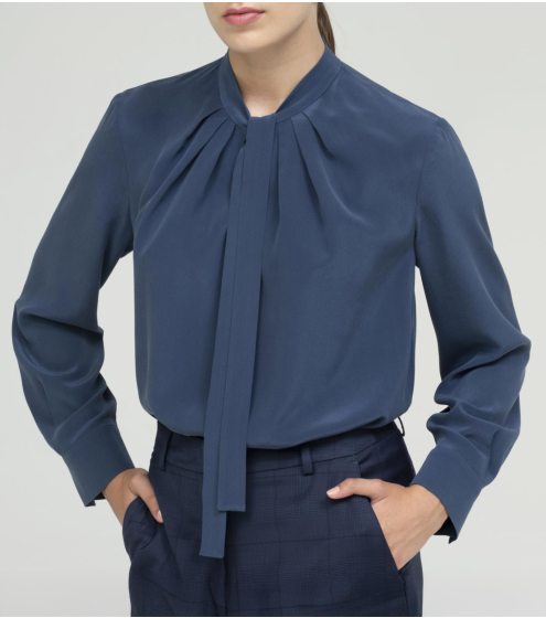 Πουκάμισο με γραβάτα σε Ολομέταξο Κρεπ