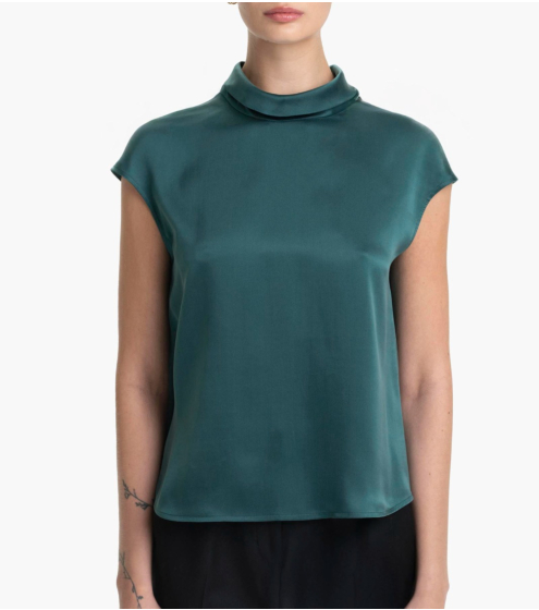 Mπλούζα σε Ολομέταξο Σατέν