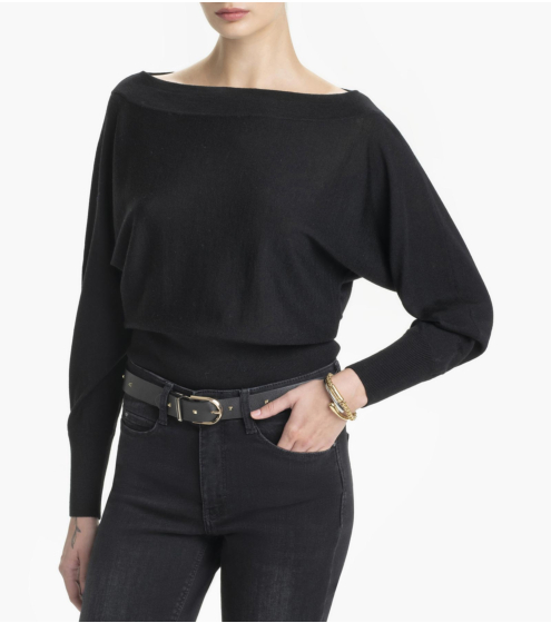 Μπλούζα Off Shoulder σε 100% Wool Merino