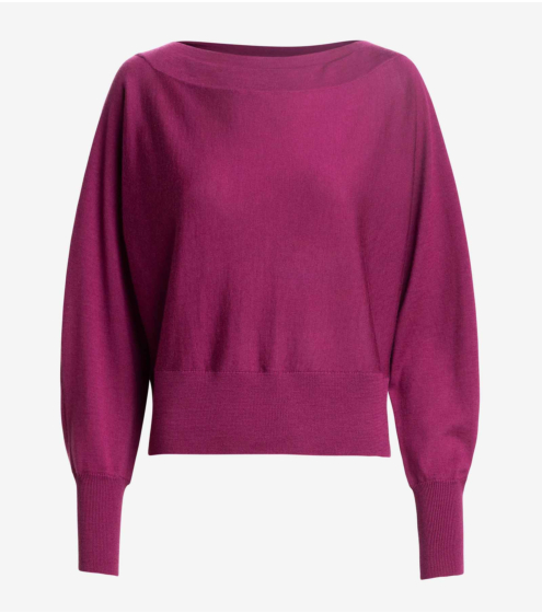 Μπλούζα Off Shoulder σε 100% Wool Merino