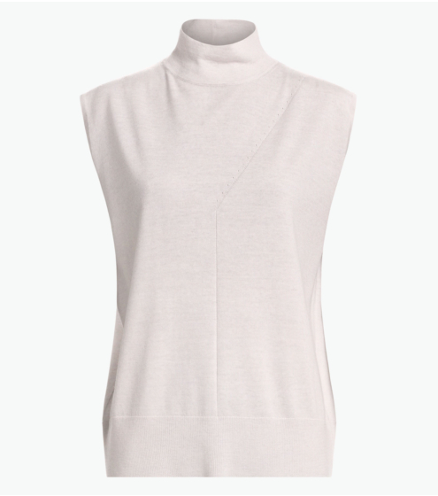 Μπλούζα Mock Neck  σε 100% Wool Merino