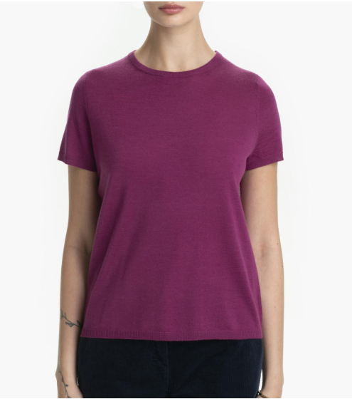 T-shirt σε 100% Wool Merino