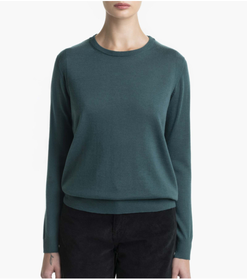 Μπλούζα Crewneck σε 100% Wool Merino