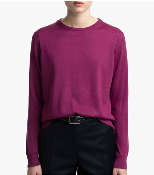 Μπλούζα Crewneck σε 100% Wool Merino