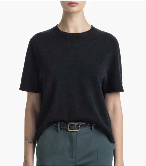 T-shirt Βoxy σε Μαλλί και Κασμίρι