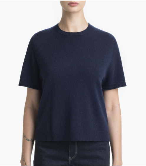 T-shirt Βoxy σε Μαλλί και Κασμίρι