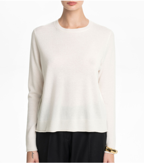 Μπλούζα Crewneck σε Μαλλί & Κασμίρι