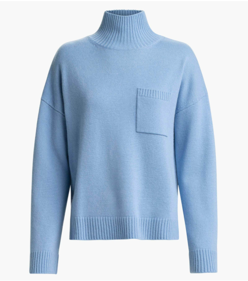 Πουλόβερ Mock Neck σε Heavy  Μαλλί & Κασμίρι