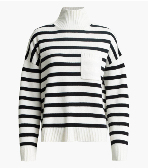 Πουλόβερ Striped σε Heavy Μαλλί & Κασμίρι
