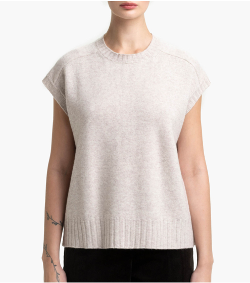 Πουλόβερ Sleeveless σε Heavy Μαλλί & Κασμίρι