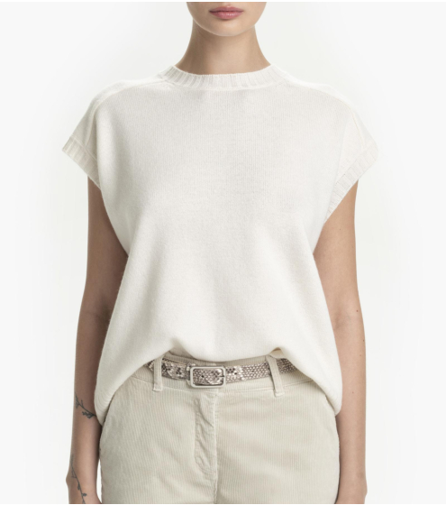 Πουλόβερ Sleeveless σε Heavy Μαλλί & Κασμίρι