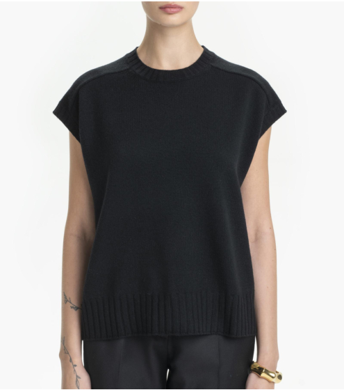 Πουλόβερ Sleeveless σε Heavy Μαλλί & Κασμίρι