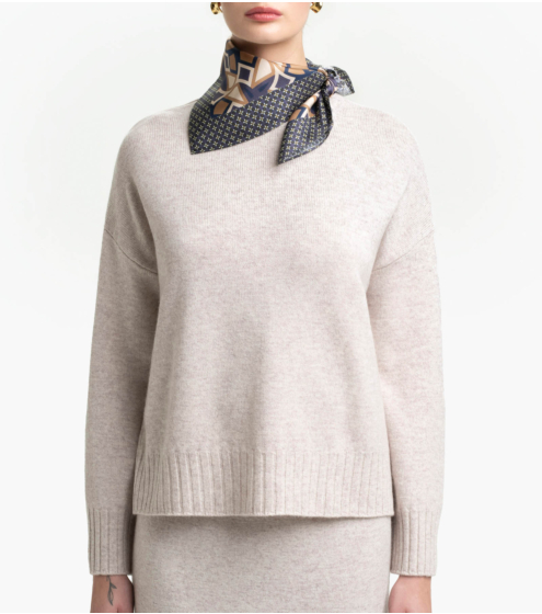 Πουλόβερ Crew Neck σε Heavy Μαλλί & Κασμίρι