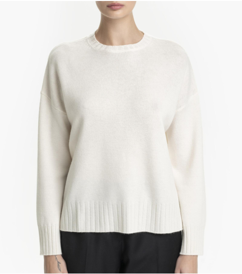 Πουλόβερ Crew Neck σε Heavy Μαλλί & Κασμίρι