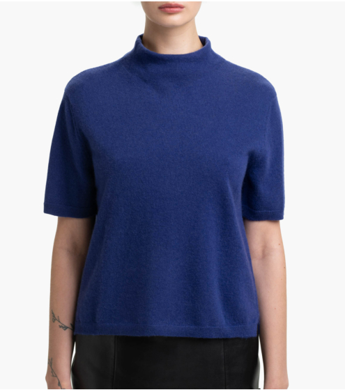 Μπλούζα Mock Neck σε 100% Cashmere