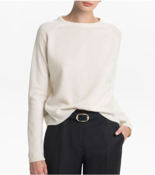 Πουλόβερ Roundneck σε 100% Cashmere