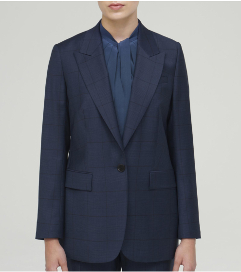 Σακάκι Plaid σε 100% Super Wool