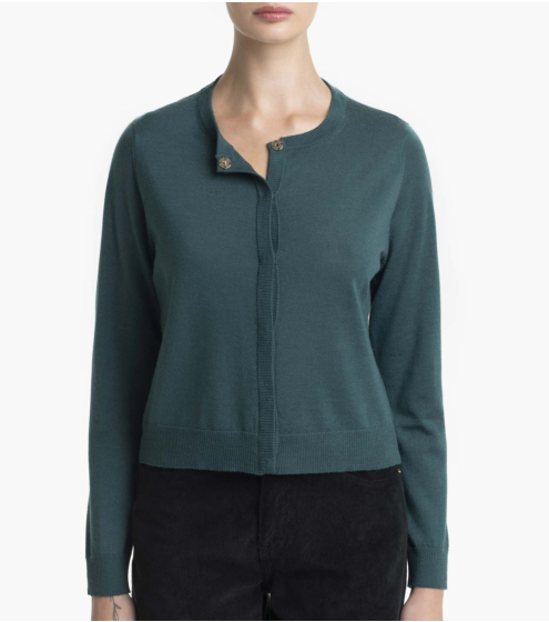 Ζακέτα σε 100% Wool Merino