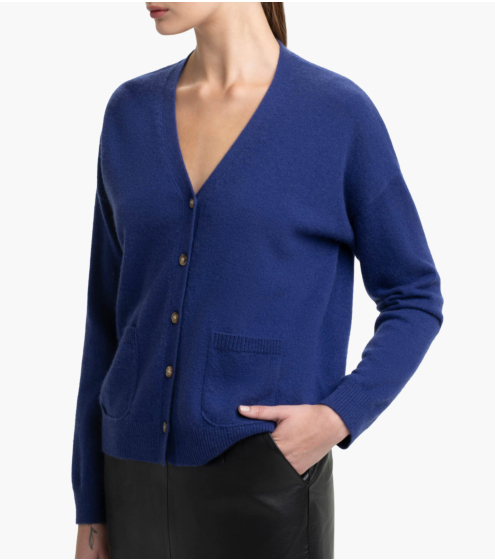 Ζακέτα V neck σε 100% Cashmere