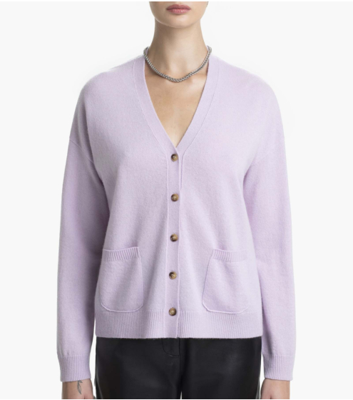 Ζακέτα V neck σε 100% Cashmere